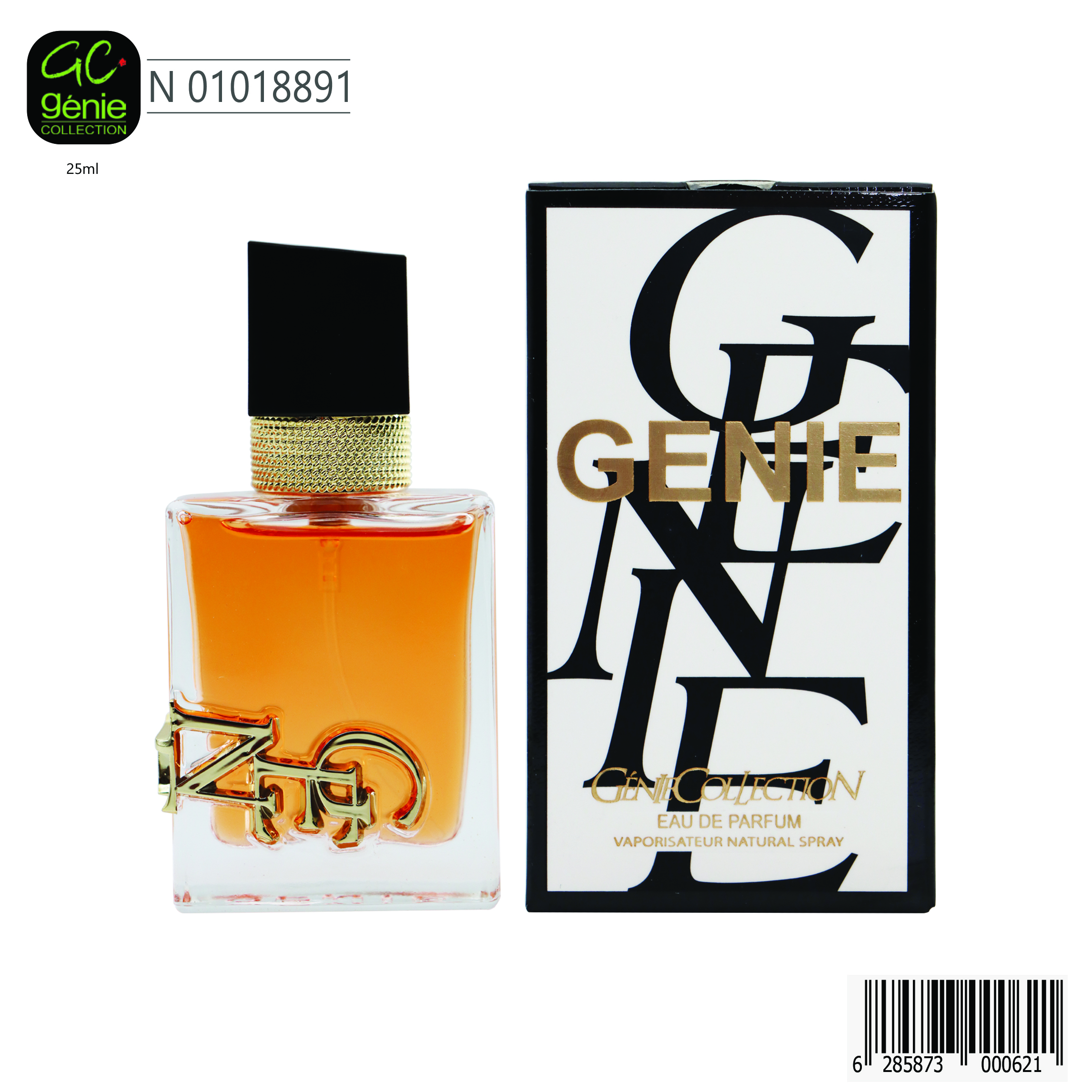 جيني كولكشن 10003 عطر نسائي -25مل - ليبر جولد