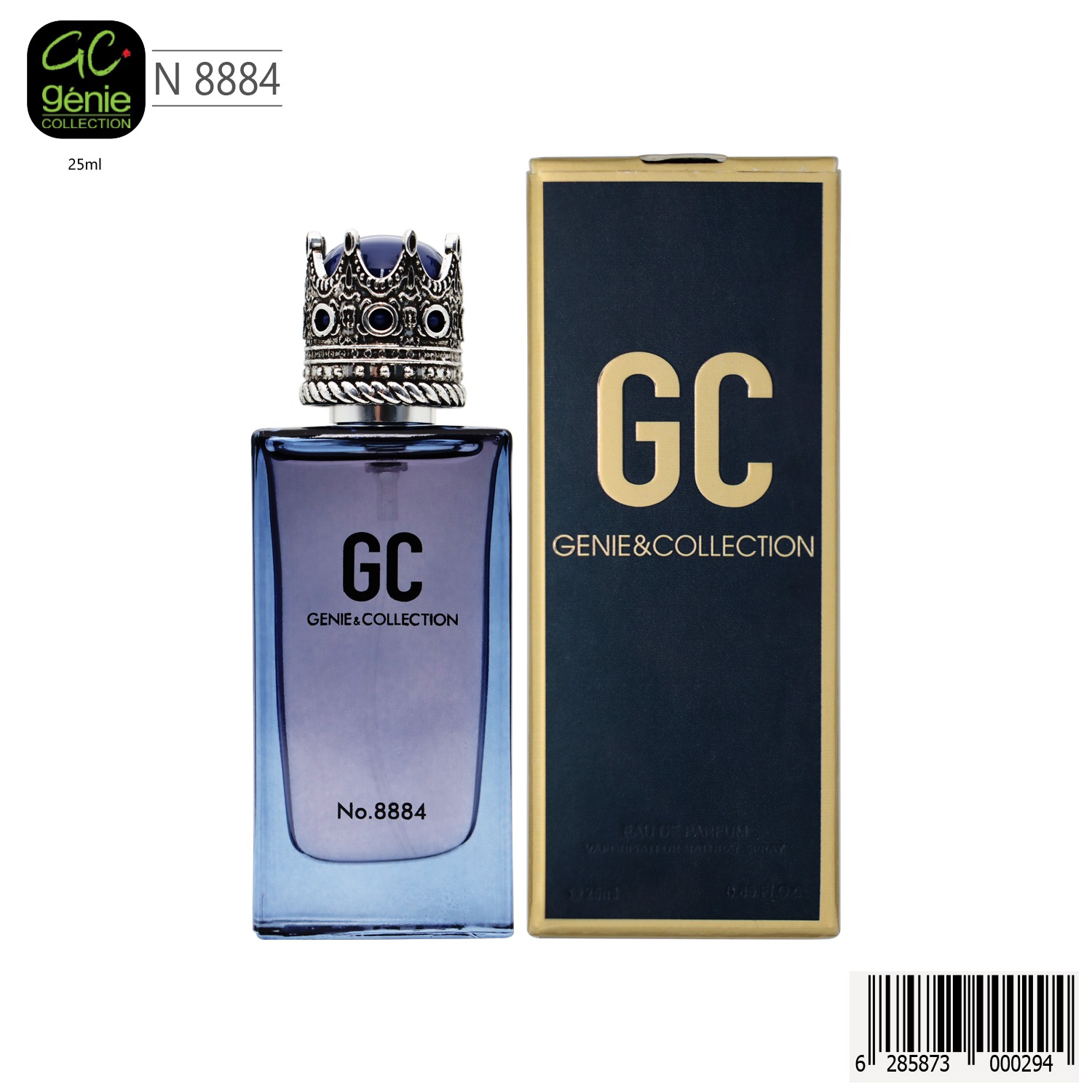جيني كوليكشن 8884 عطر خشبي - أروماتك للرجال، سعة 25 مل